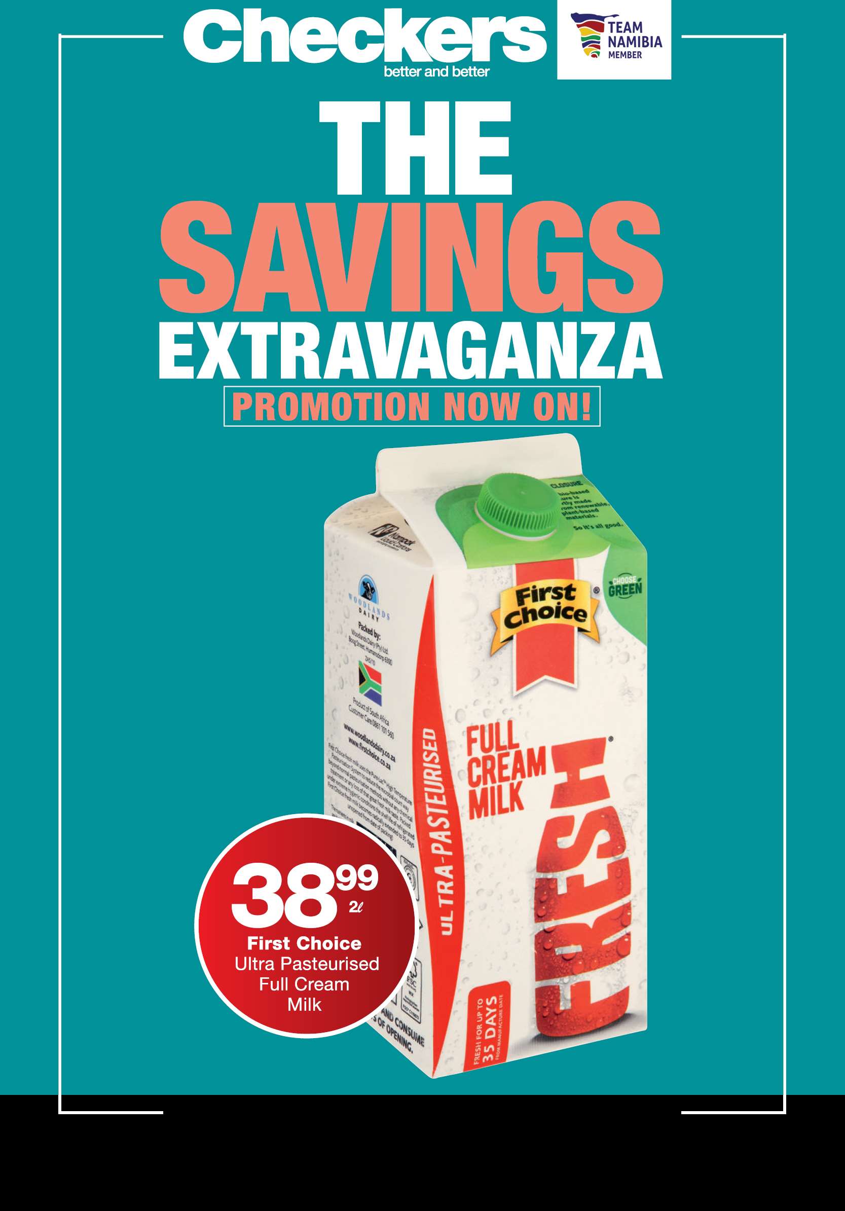 Checkers  The Savings Extravaganza - First Choice Milk