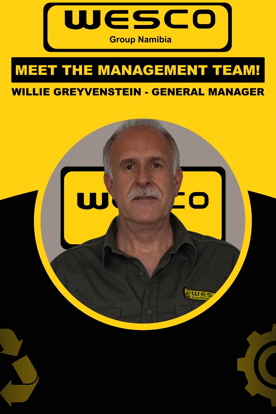 WESCO General Manager Willie Greyvenstein